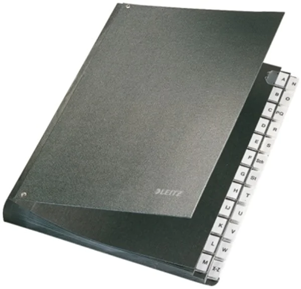 Pultordner A-Z Hartpappe schwarz Leitz (5824-00-95)