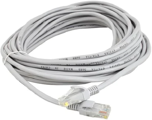 Patchkabel/ Netzwerkkabel  CAT 5/6/7, 10m lang, vergoldete Stecker, grau