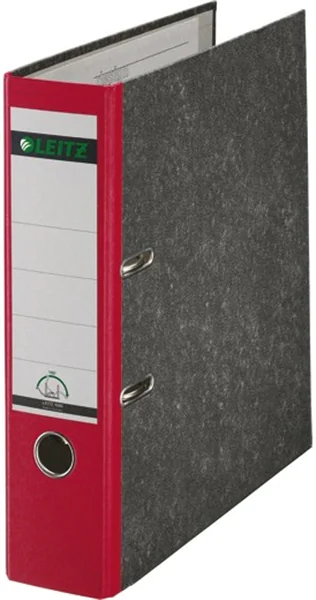 Ordner A4/8cm Pappe Standard rot Leitz 1080 mit 180 Grad Hebelmechanik