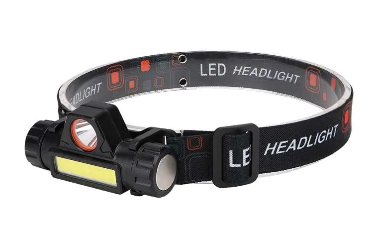 Durchdachte LED-Stirnlampe mit 2 Lichtarten, Neigungswinkel einstellbar uvm.