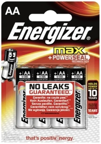 Batterien Mignon Energizer MAX,1,5 V, E91, AA/LR06, (1,5 V-3.000mAh)