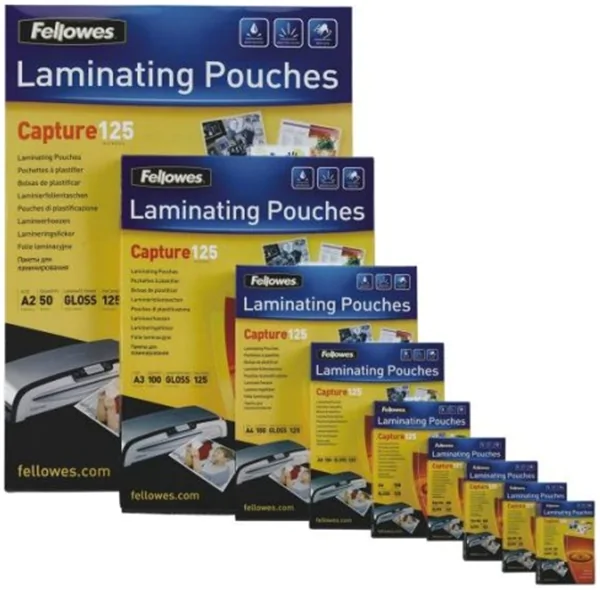 Laminierfolie A4 2x125my 303x216mm glänzend Fellowes