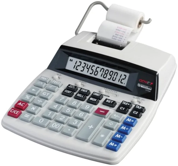 Tischrechner Genie D69 Plus druckend 12-stelliges LC-Display
