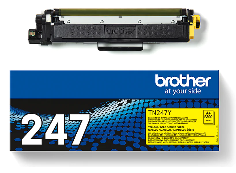 Original Toner Brother TN-247Y, ca. 2.300 S., gelb