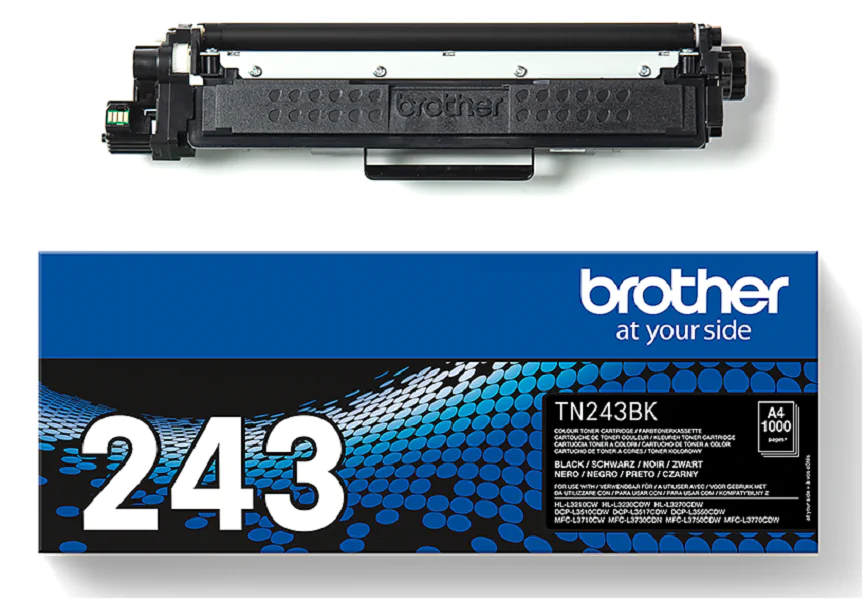 Original Toner Brother TN-243BK, ca. 1.000 S., schwarz